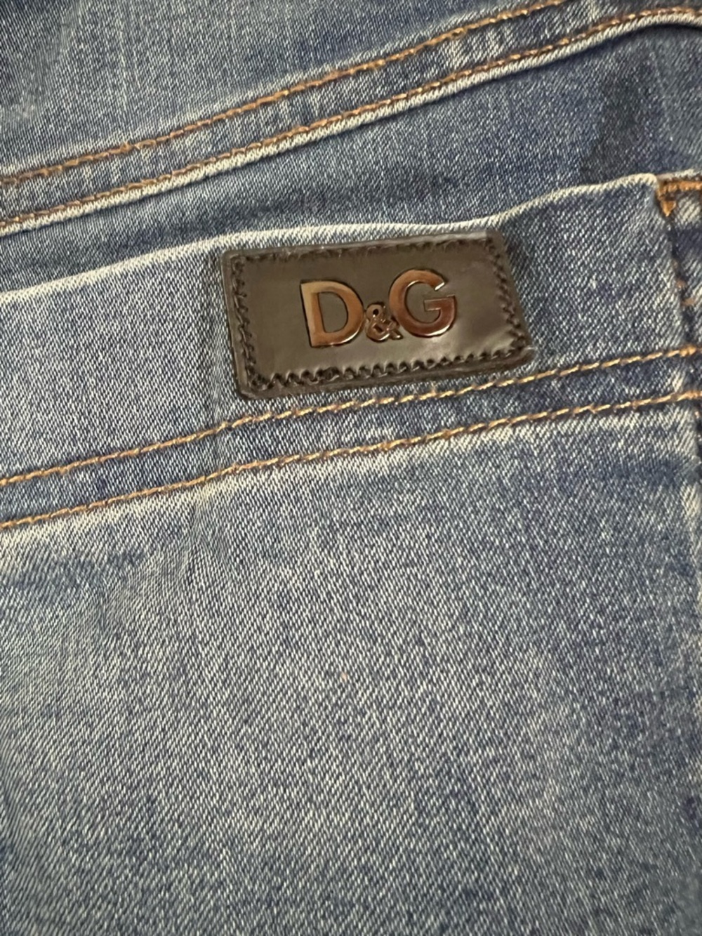 Dolce & Gabbana Blue Washed Denim Mini Skirt - Picture 5 of 5